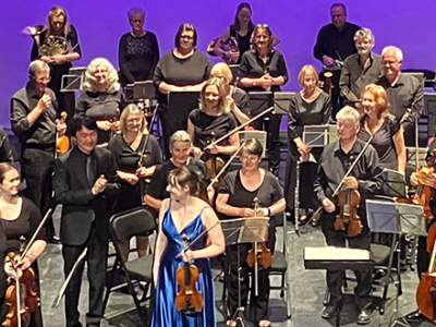 Aniela performs Tchaikovsky Violin Concerto with Mid-Somerset Orchestra WCS Wells Cathedral School Independent Prep Somerset England