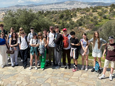 Anything but a Greek Tragedy: pupils explore Greece WCS Wells Cathedral School Independent Prep Somerset England