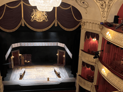 Stage Lights and Star Insights: Drama pupils visit Theatre Royal Bath for stellar production and Q&A WCS Wells Cathedral School Independent Prep Somerset England