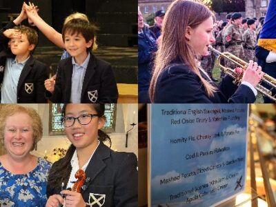 VE Day collage WCS Wells Cathedral School Independent Prep Somerset England