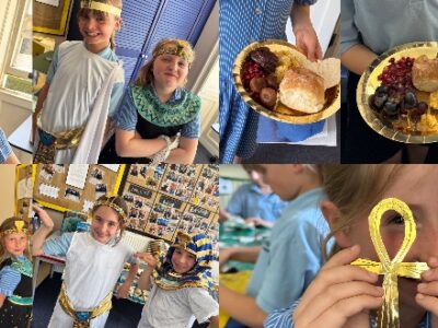 Year 4 Ancient Egypt workshop WCS Wells Cathedral School Independent Prep Somerset England