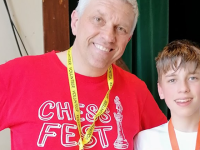 Zino is U14 Chess champion WCS Wells Cathedral School Independent Prep Somerset England