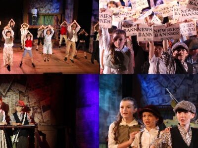 Phenomenal Prep School production of Newsies Jr WCS Wells Cathedral School Independent Prep Somerset England