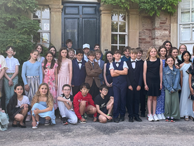 Year 6 end of year event WCS Wells Cathedral School Independent Prep Somerset England