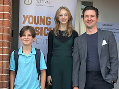 Belinda and Ted attend Two Moors masterclass WCS Wells Cathedral School Independent Prep Somerset England