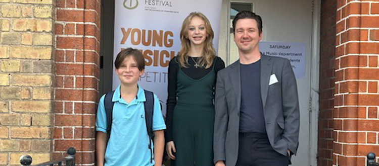 Belinda and Ted attend Two Moors masterclass WCS Wells Cathedral School Independent Prep Somerset England