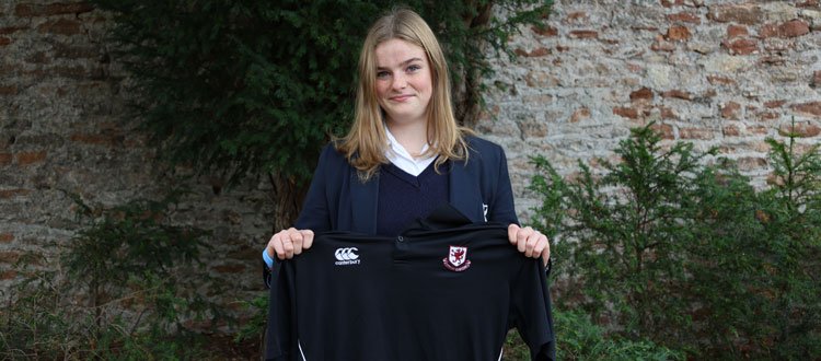 Estella selected for Somerset County Rugby WCS Wells Cathedral School Independent Prep Somerset England
