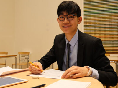 In conversation: Ernest C (Lower Sixth), arranger and composer WCS Wells Cathedral School Independent Prep Somerset England