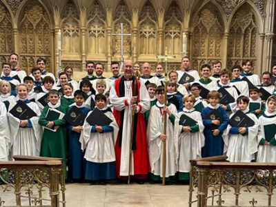 Boy Choristers join forces in Bath WCS Wells Cathedral School Independent Prep Somerset England