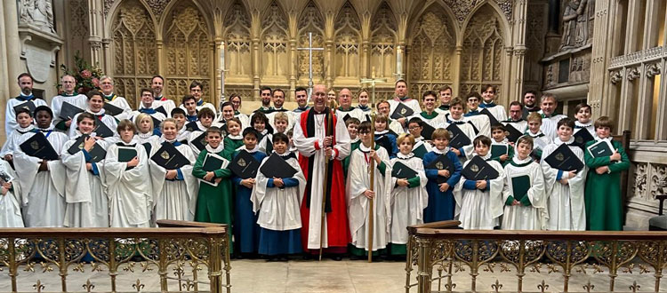 Boy Choristers join forces in Bath WCS Wells Cathedral School Independent Prep Somerset England