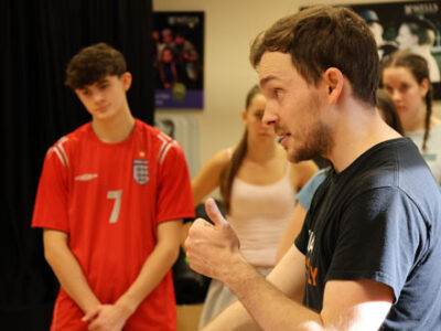 Physical Theatre masterclass with Frantic Assembly WCS Wells Cathedral School Independent Prep Somerset England