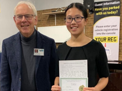 Shanna wins at Longwell Green and Kingswood Festival WCS Wells Cathedral School Independent Prep Somerset England