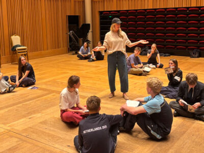 Stage and screen star inspires Wells Drama pupils WCS Wells Cathedral School Independent Prep Somerset England