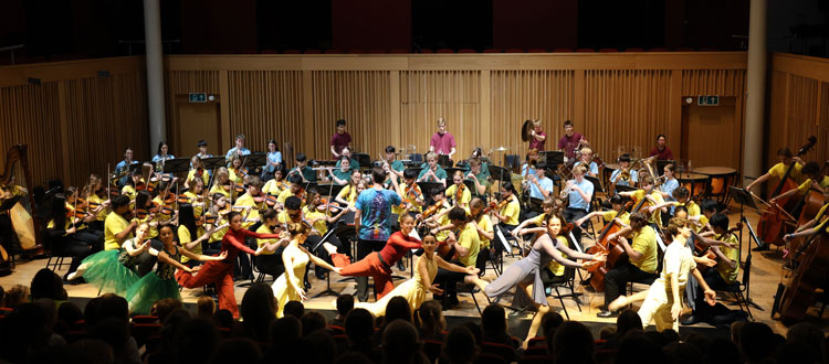 Symphony Orchestra concert WCS Wells Cathedral School Independent Prep Somerset England