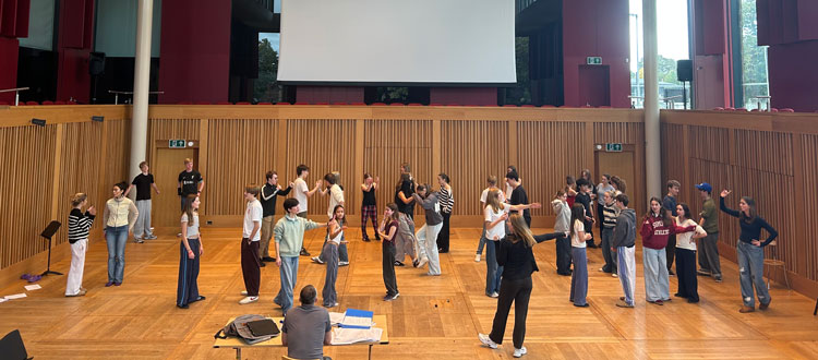 Shakespeare in Love Drama production: rehearsals are in full swing! WCS Wells Cathedral School Independent Prep Somerset England