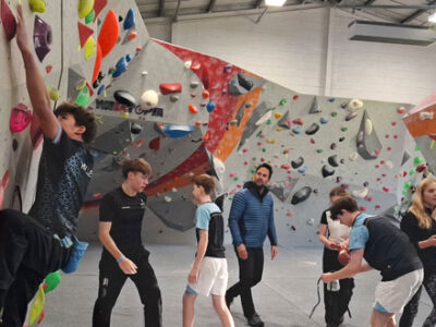 Bouldering WCS Wells Cathedral School Independent Prep Somerset England