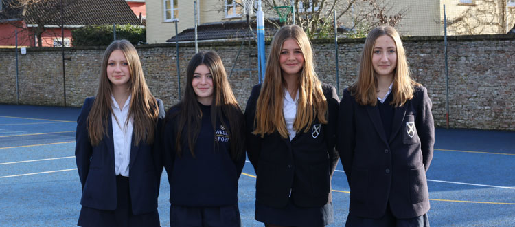 County Netball selections WCS Wells Cathedral School Independent Prep Somerset England