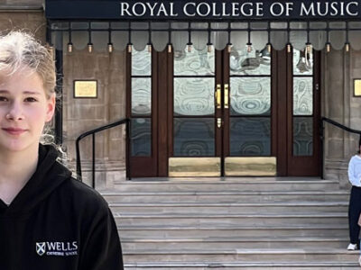 Gloria's busy Easter period WCS Wells Cathedral School Independent Prep Senior Sixth Form Somerset England