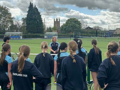 Tennis pre-season WCS Wells Cathedral School Independent Prep Senior Sixth Form Somerset England