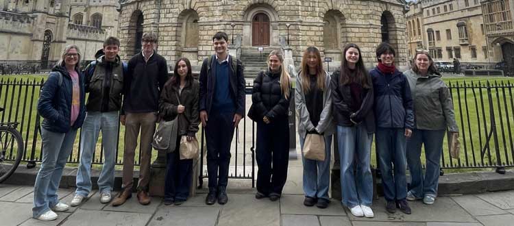 Lower Sixth Oxford trip WCS Wells Cathedral School Independent Prep Senior Form Somerset England