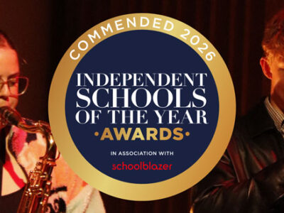 Wells is commended for Outstanding Fundraising Achievement WCS Cathedral School Independent Prep Senior Sixth Form Somerset England