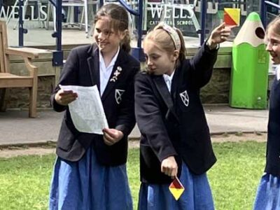 Year 5 try out communication WCS Wells Cathedral School Independent Prep Senior Sixth Form Somerset England