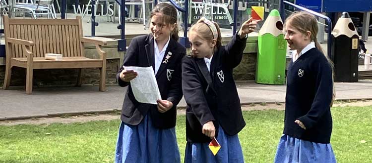 Year 5 try out communication WCS Wells Cathedral School Independent Prep Senior Sixth Form Somerset England