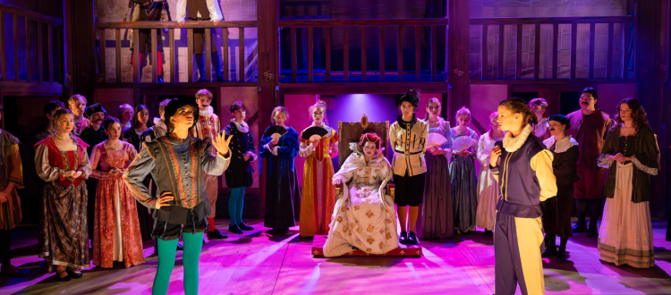National award success for 'Shakespeare in Love' Drama production WCS Wells Cathedral School Independent Prep Senior Sixth Form Somerset England